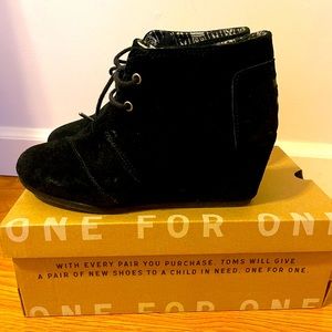 TOMS Wedge Booties
